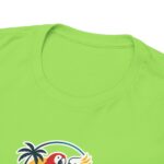 Front Collar Closeup, Neon Green