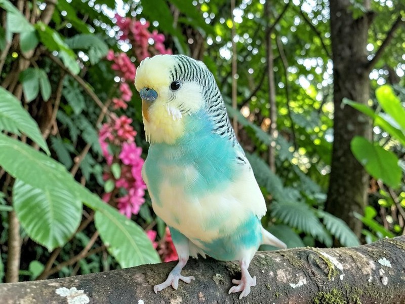 Budgie — HFFN member's bird on Oʻahu